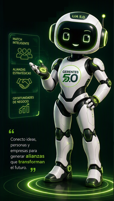 LIA 5.0, asistente de inteligencia artificial del Congreso Gerentes 5.0